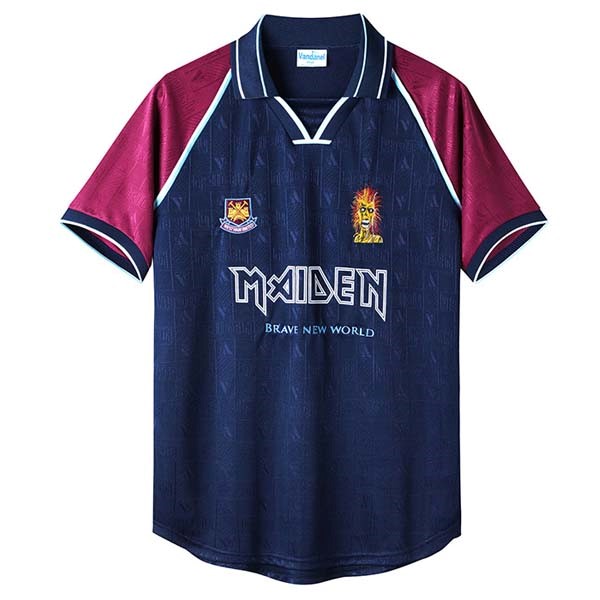 Tailandia Camiseta Iron Maiden x West Ham Retro 1ª Kit 1999/2001